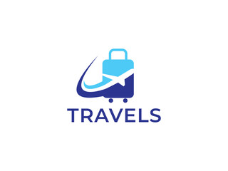 Minimal and professional tour and travel logo design