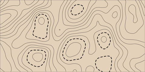 Vintage contour mapping. Natural printing illustrations of maps. Abstract red  yellow background with wave motif. Landscape geodesy topographic map background. Grey topographic lines. Texture of lines