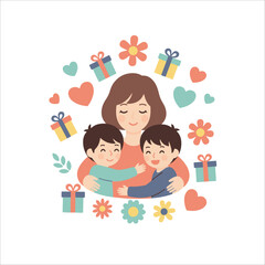 Obraz premium Wedding & Children: A Loving Family 결혼과 아이들: 사랑하는 가족