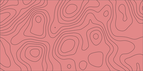 Fototapeta premium Seamless mountain topographic map violet background vector. Gold and luxury wallpaper design for wall arts, fabric , packaging , web, banner, app, wallpaper