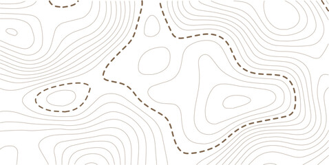 Topographic map lines background. Abstract vector illustration.