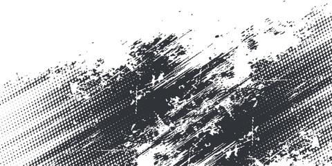 Dots halftone white & blue color pattern gradient grunge texture background. Dots pop art comics sport style vector illustration.