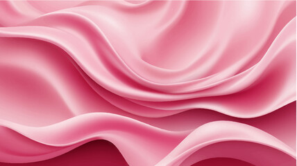 Fototapeta premium Pink silk satin fabric background with soft flowing texture and elegant smooth design