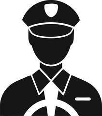 car driver icon vector illustration isolated