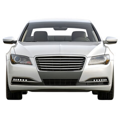 car isolated on transparent white background, clipping path