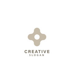 logo abstract ,simple design. soft color.modern logovector eps 10