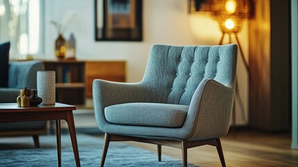 Modern living room armchair