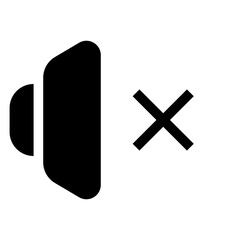 Fototapeta premium speaker off AI learning language solid