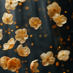 a flower background 

