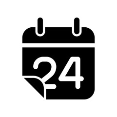 Calendar icon design template SVG