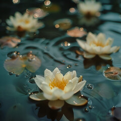 a flower background 
