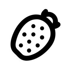 vector illustration of a red stopwatch