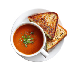 soup and sandwich