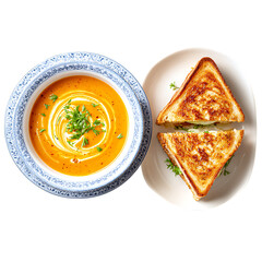 soup and sandwich