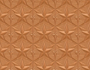 Vegan Leather Embossed Star Texture