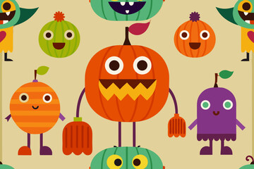 funny cartoon fruits