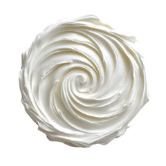 sour cream on transparent background