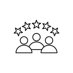 The icon depicts a person with a star.