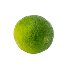 fresh lime isolated on white background