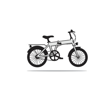 Folding Bike clip art preview