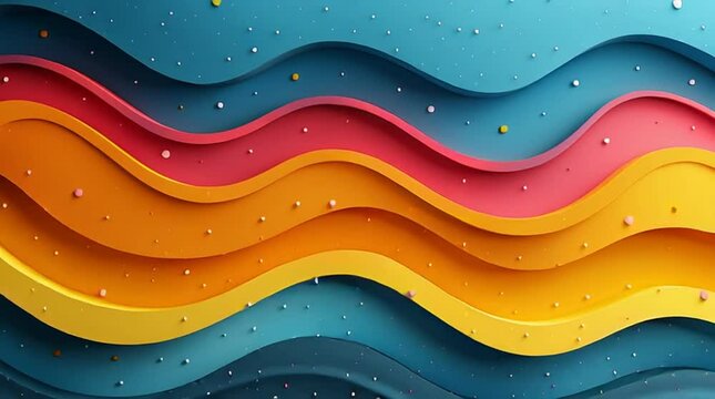 Vibrant Abstract Background with Flowing Organic Shapes and Bold Curves,Modern Flat Design Background in Teal and Navy with Minimalist Aesthetic,Colorful Abstract Canvas with Smooth Curves and Geometr