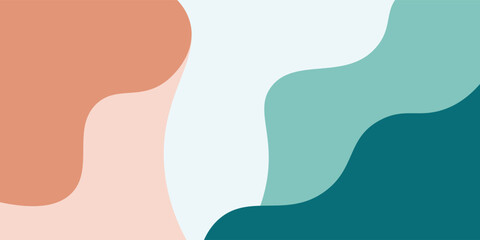 Modern colorful abstract background with dynamic wavy shapes, Minimal flowing wavy background, vector illustration eps10