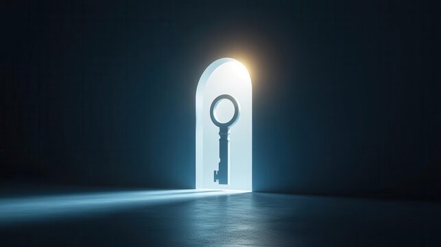 Unlock the Future, Key to Success and Bright Opportunities Await.
