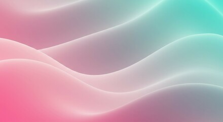 Abstract Wavy Gradient Background with Soft Pastel Colors