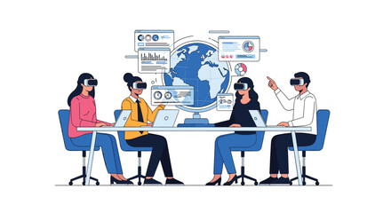 Virtual Reality Collaboration for Global Business Innovation and Strategy Development