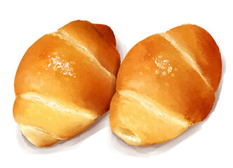 Illustration of salt bread