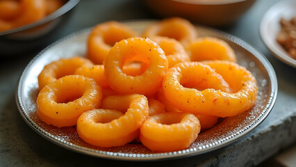 A deep fried punjabi cultural sweet dish
