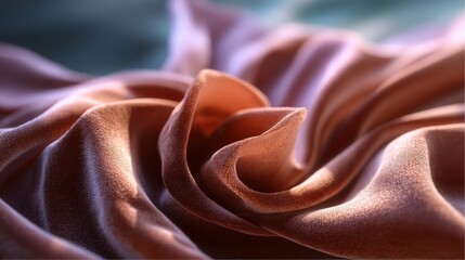 Textured Pink Fabric Drape with Subtle Gold Sparkle