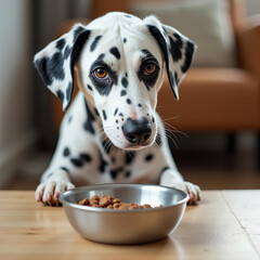 puppy in a bowl