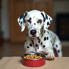 dalmatian dog portrait