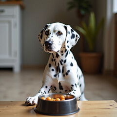 dog on the floor
