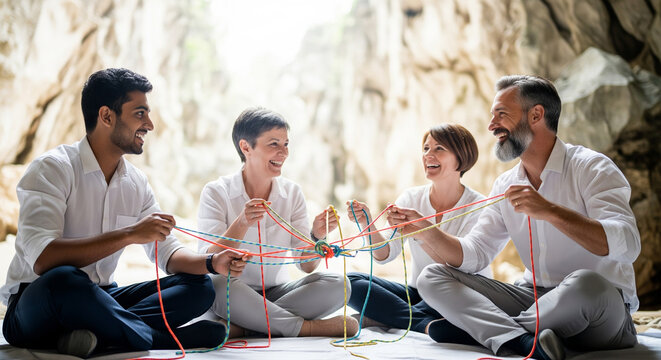 Cave-Inspired Business Mind Mapping - Powered by Adobe