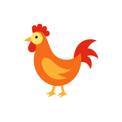 Fototapeta premium farm-chicken-on-white-background-- (1).svg