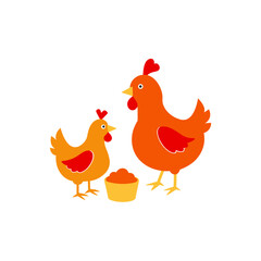  feeding-chickens-on-white-background-- (1).svg
