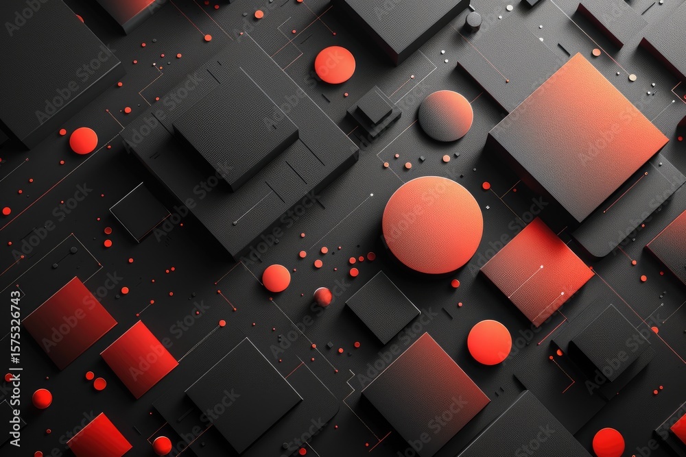 Poster close up of black abstract waves with a smooth, textured surface. background image of 3d rendering w
