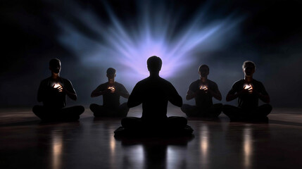 Heartfelt Connection in Spiritual Gathering