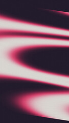 Abstract Neon Pink and Black Wavy Gradient Background