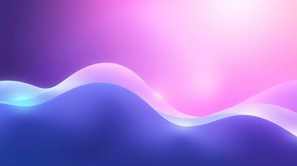 Colorful 3D rendering of modern abstract shapes in smooth purple and pink tones, futuristic gradient background ideal for branding, banners, websites, or visual presentations