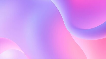 Colorful 3D rendering of modern abstract shapes in smooth purple and pink tones, futuristic gradient background ideal for branding, banners, websites, or visual presentations
