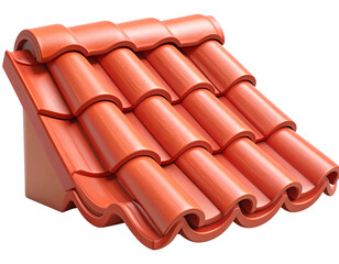 Terracotta Roof Tile &ndash; Traditional Italian Architecture &ndash; Transparent