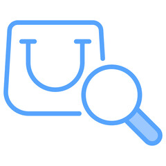 Search Blue Icon