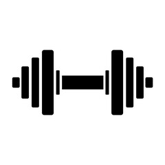 dumbbell isolated on white background