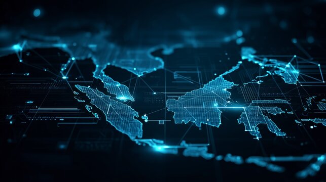 Digital Map Interface of ASEAN Logistics Hub and Connectivity Network