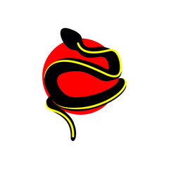 snake and rounded logo.eps