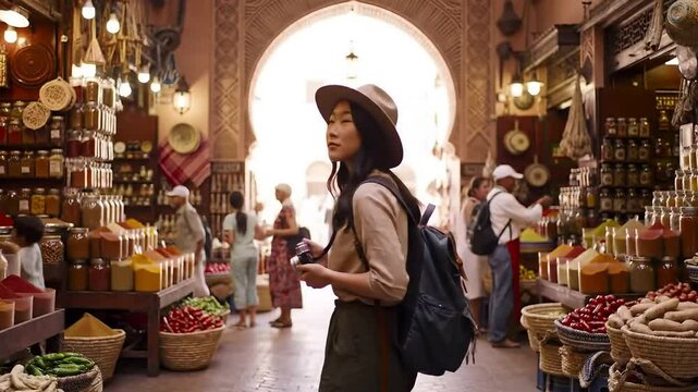 Exploring the vibrant spice markets of Marrakech, Morocco: A cultural journey