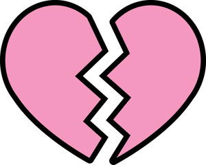 하트 귀여운 아이콘 패키지 선물 핑크